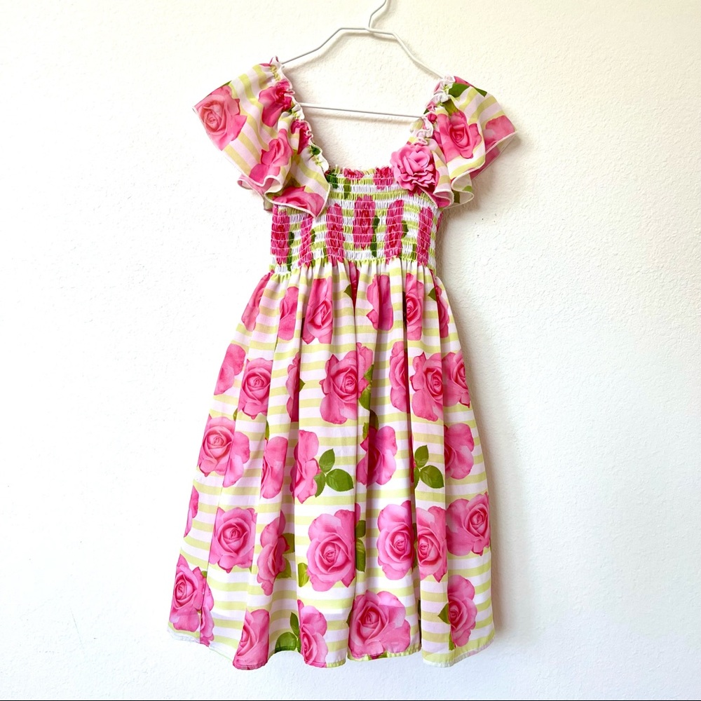 Kate Mack rose print dress